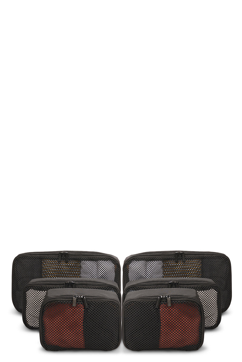 Rectangular Packing Cubes (6 Pack) Black