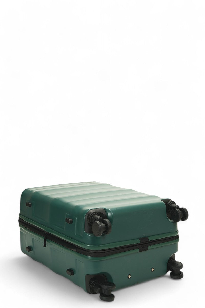 Luna-Air Medium Checked Suitcase Forest Green