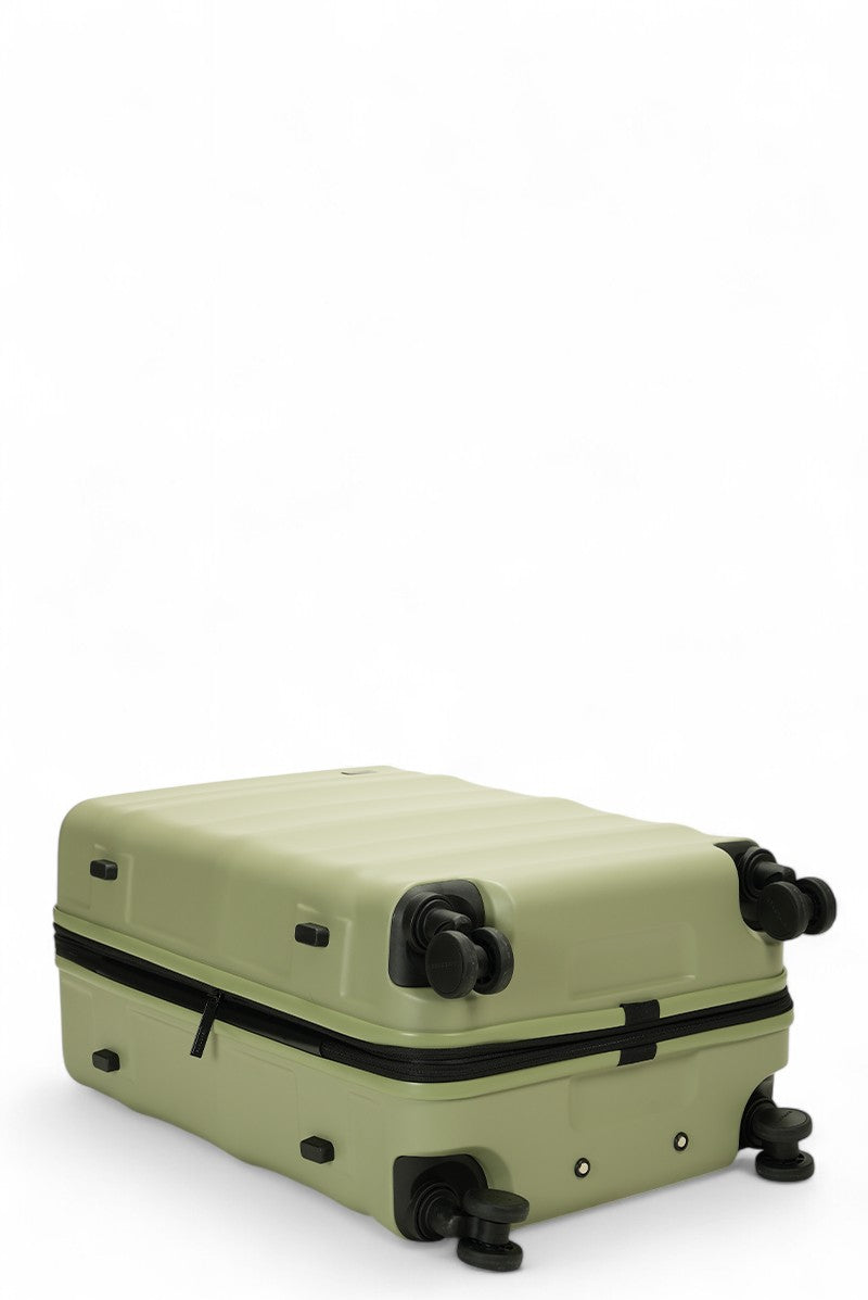 Luna-Air Medium Checked Suitcase Sage