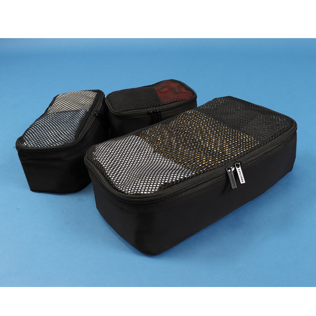 Rectangular Packing Cubes (3 Pack) Black