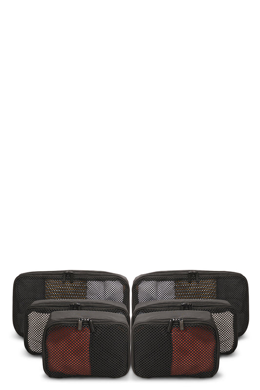 Rectangular Packing Cubes (6 Pack) Black