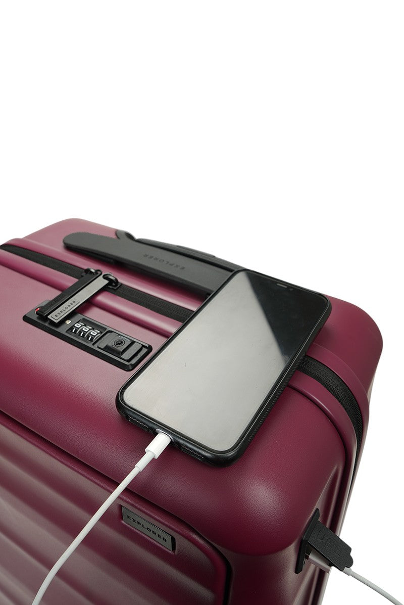 Luna-Air Front Access Carry-On Merlot
