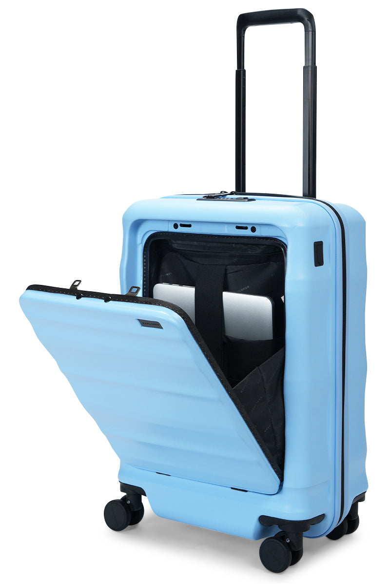 Luna-Air Front Access Carry-On & Large Set Sky Blue