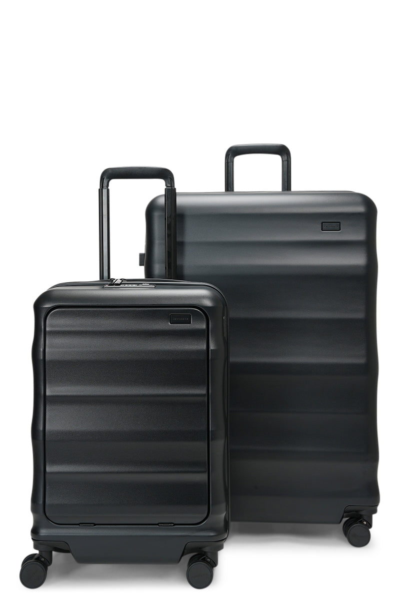 Luna-Air Front Access Carry-On & Large Set Black