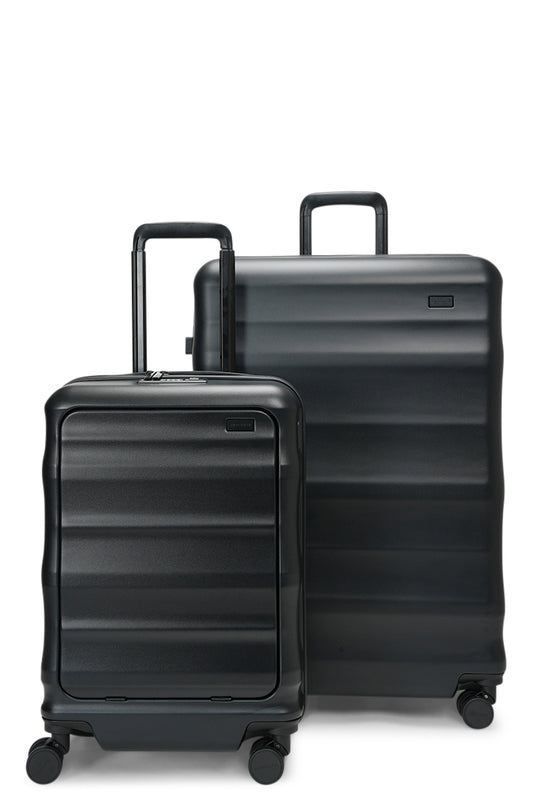 Luna-Air Front Access Carry-On & Large Set Black