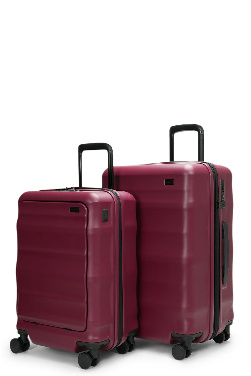 Luna-Air Front Access Carry-On & Medium Set Merlot