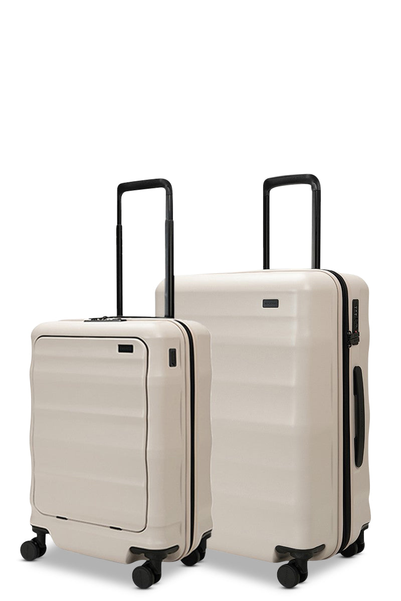 Luna-Air Front Access Carry-On & Medium Set Oat