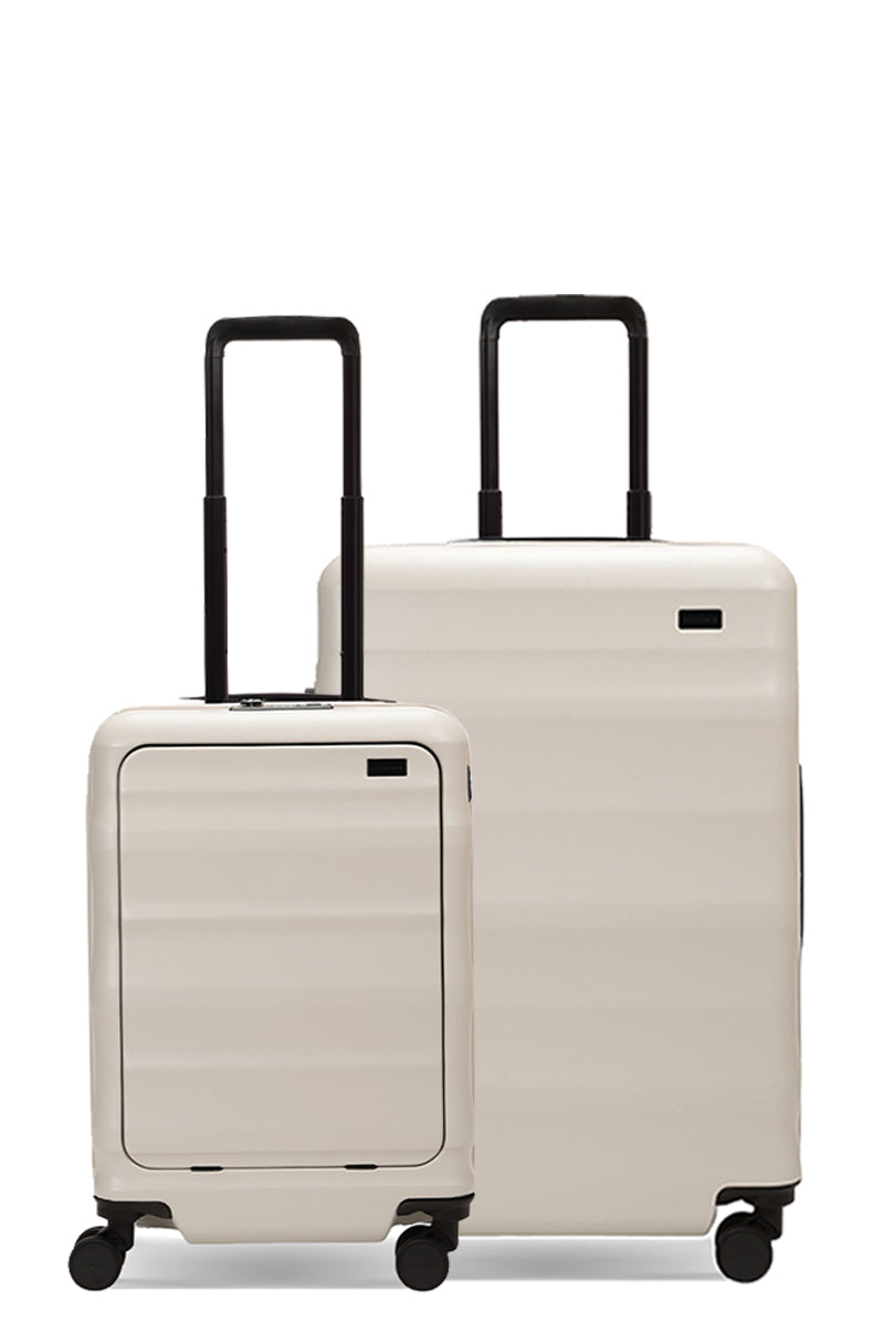 Luna-Air Front Access Carry-On & Medium Set Oat