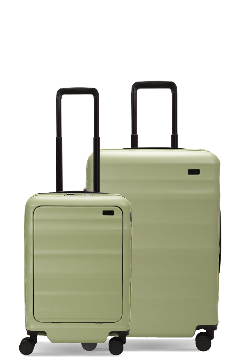 Luna-Air Front Access Carry-On & Medium Set Sage