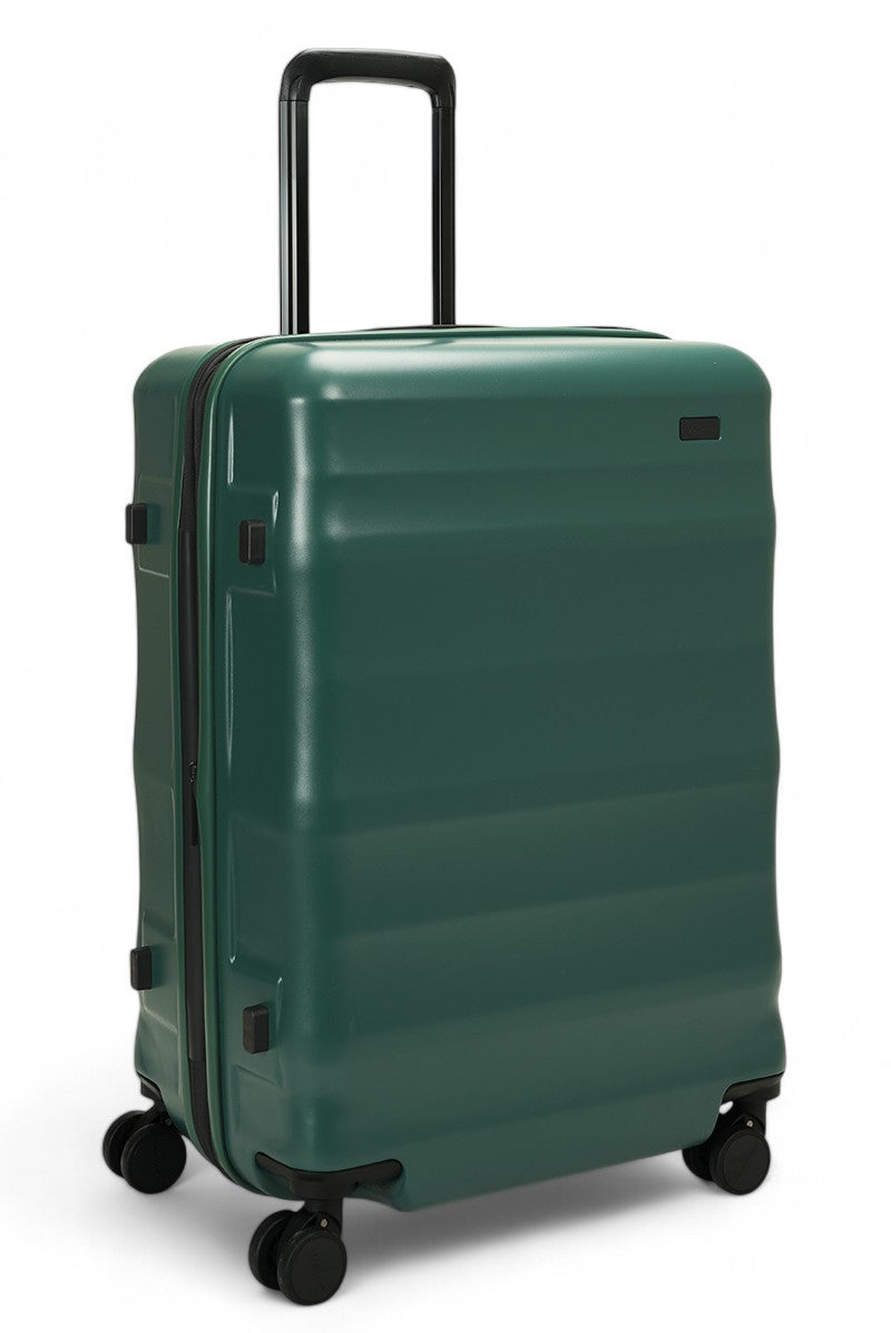 Luna-Air Medium Checked Suitcase Forest Green