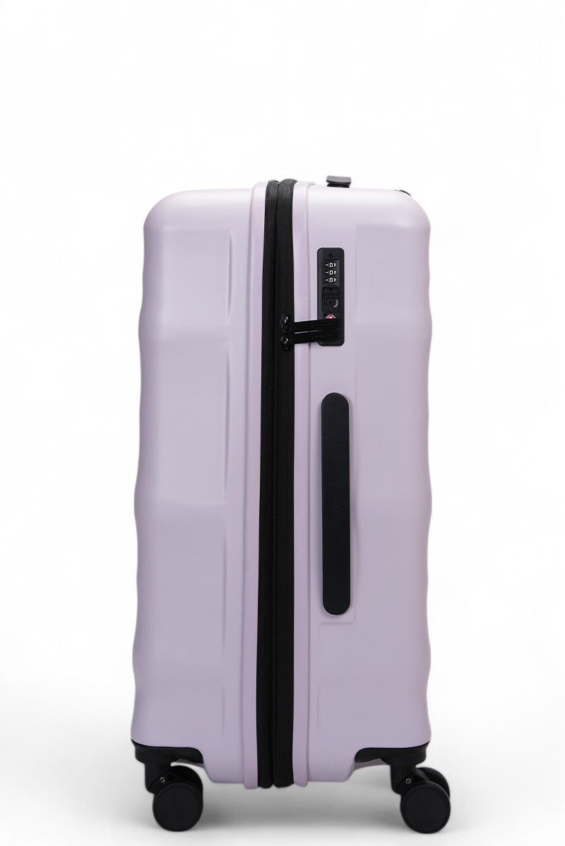Luna-Air Medium Checked Suitcase Lilac