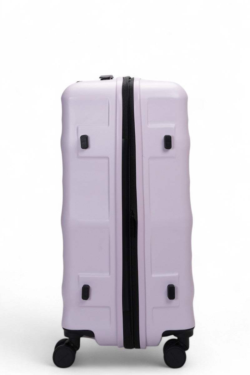 Luna-Air Medium Checked Suitcase Lilac