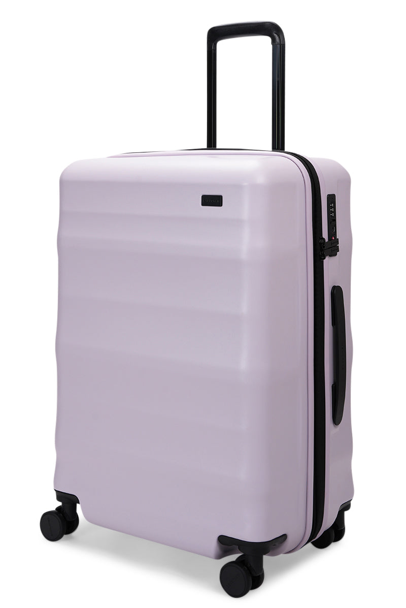 Luna-Air Medium Checked Suitcase Lilac