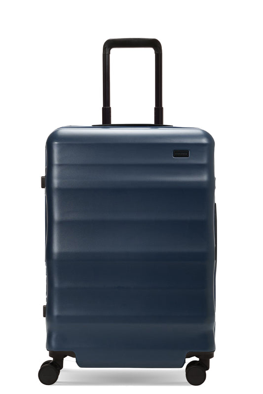 Luna-Air Medium Checked Suitcase Navy