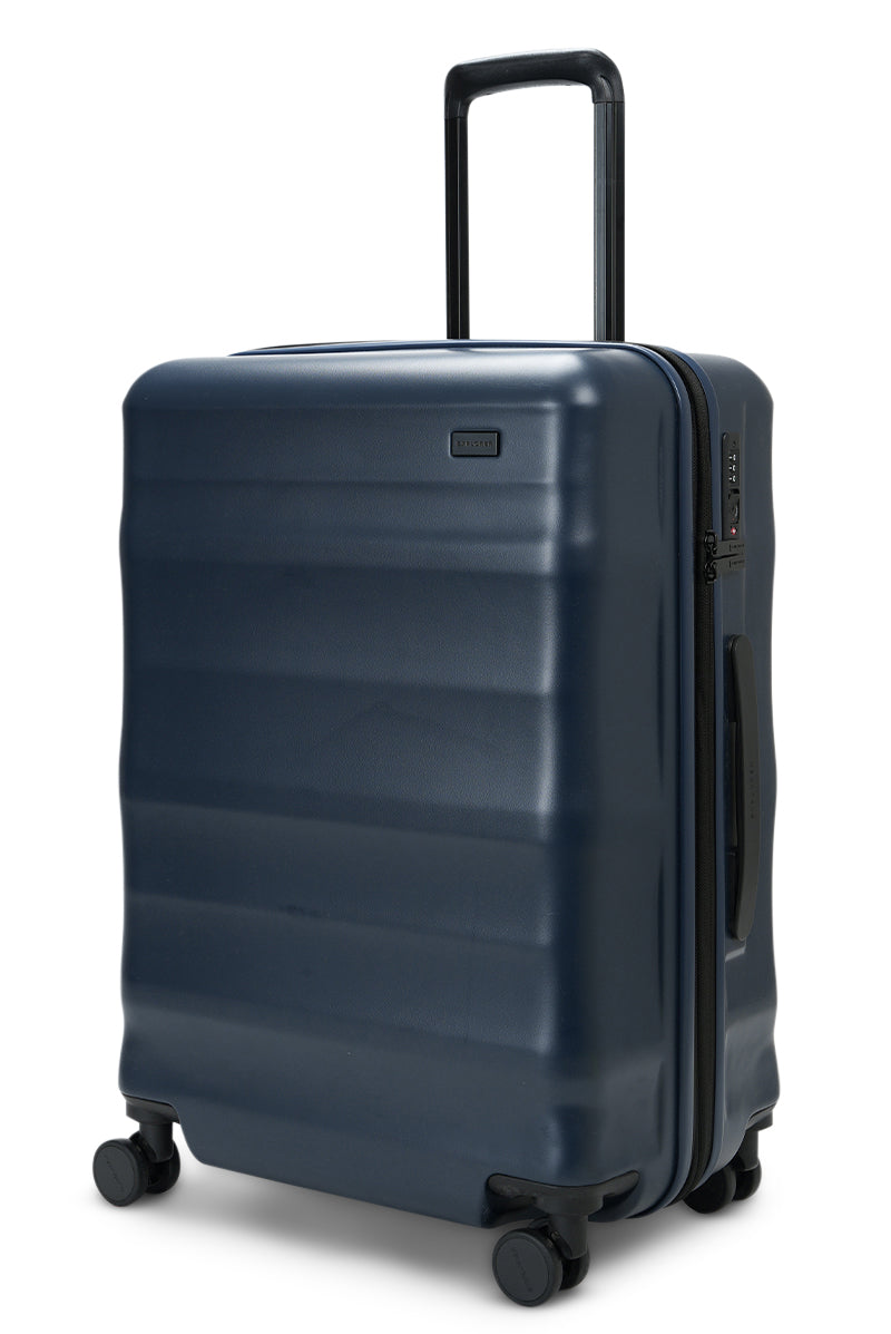 Luna-Air Medium Checked Suitcase Navy