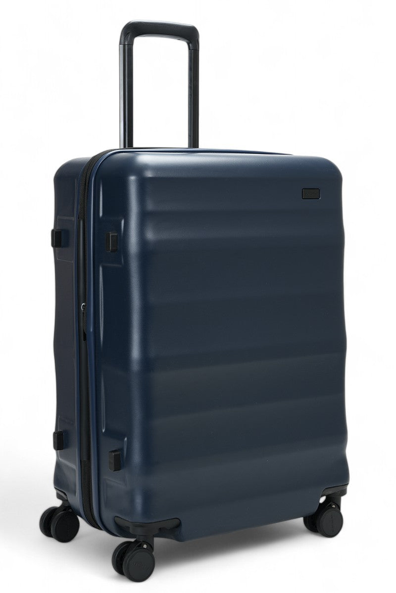 Luna-Air Medium Checked Suitcase Navy
