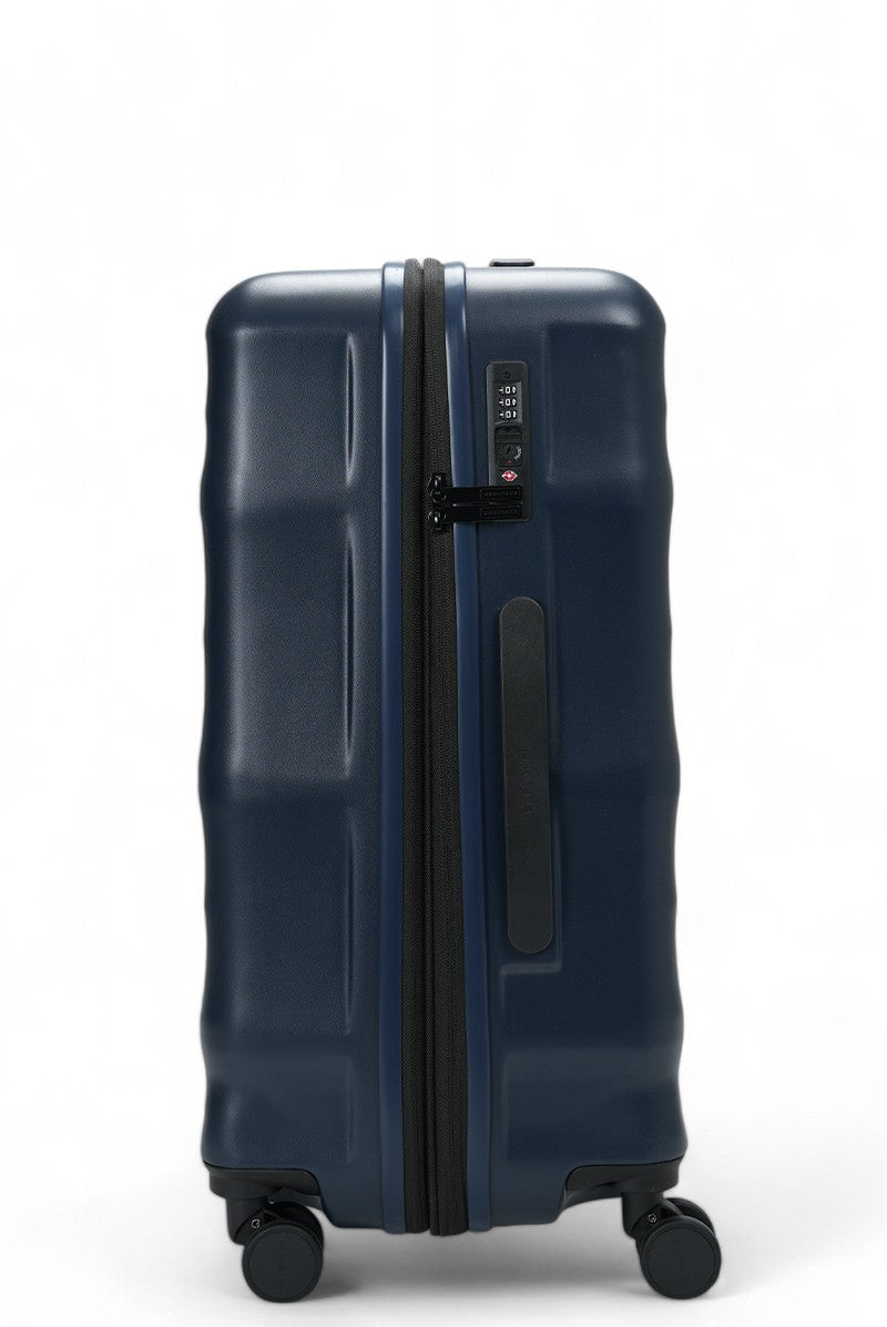 Luna-Air Medium Checked Suitcase Navy
