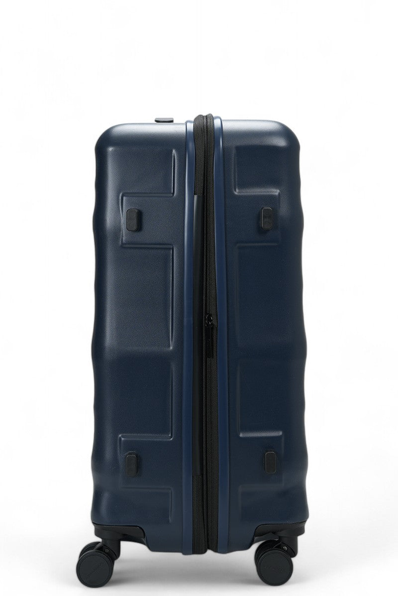 Luna-Air Medium Checked Suitcase Navy