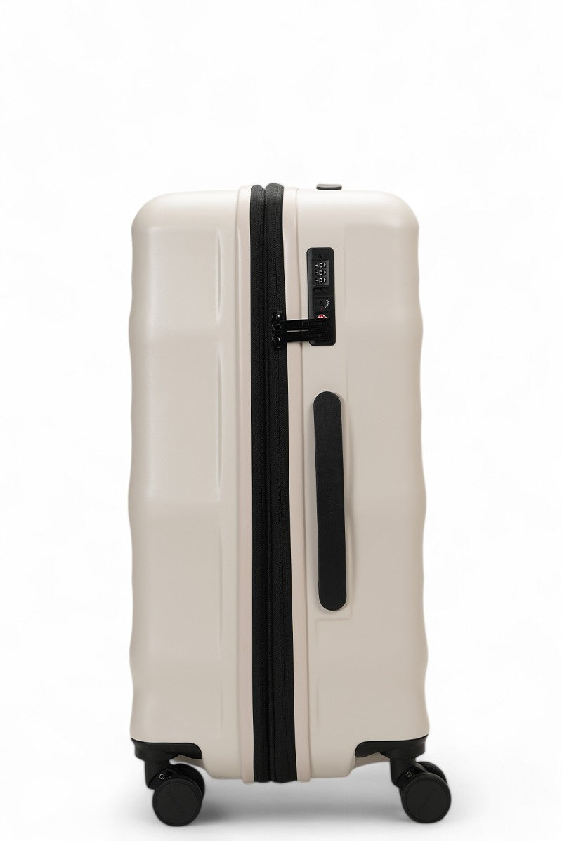 Luna-Air Medium Checked Suitcase Oat