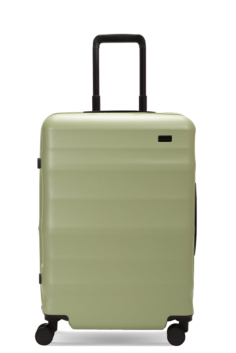 Luna-Air Medium Checked Suitcase Sage