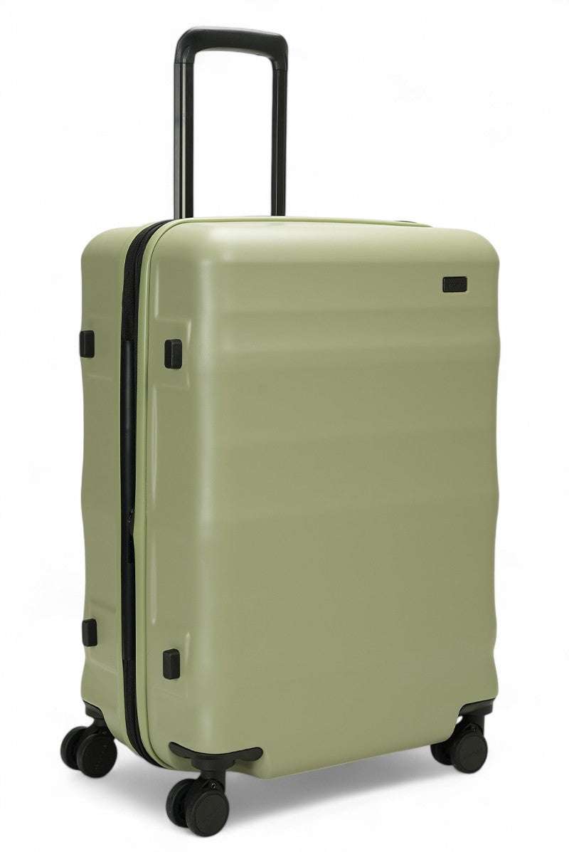Luna-Air Medium Checked Suitcase Sage