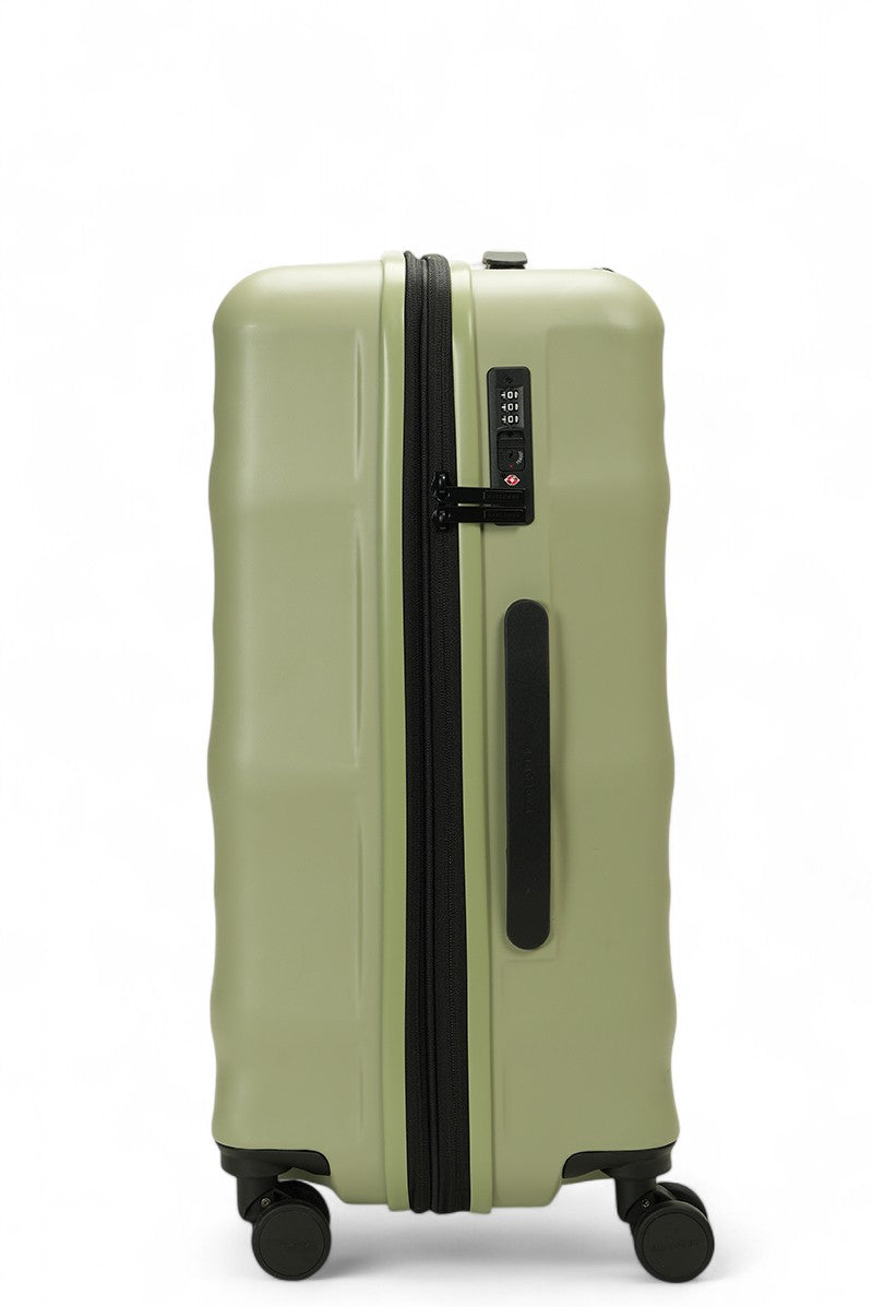 Luna-Air Medium Checked Suitcase Sage